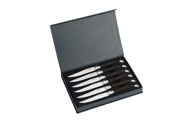 Berndorf Steakmesser-Set Pakka 6 Stück, Schwarz