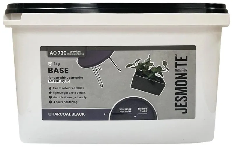 Jesmonite Modelliermasse Zementbasis Pulver A 730, 5 kg, nero