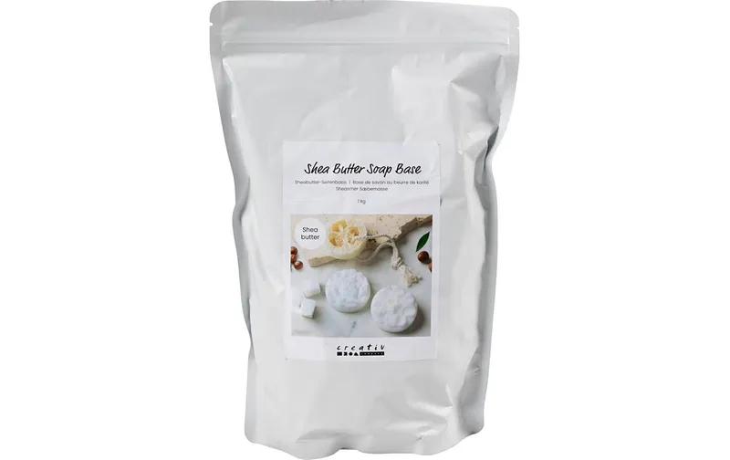 Creativ Company Kosmetik und Seifenzusatz Sheabutter-Seifenbasis 1000 g