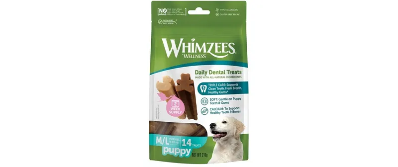Whimzees Kausnack Puppy M-L, 14 Stück