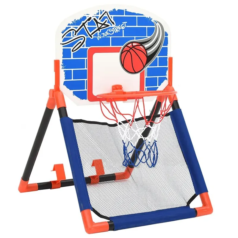 Ensemble basket multifonctionnel de porte et mur pour enfants