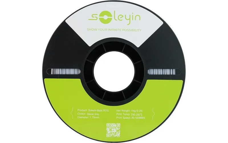 Creality Filament Soleyin PETG gris 1.75 mm 1 kg