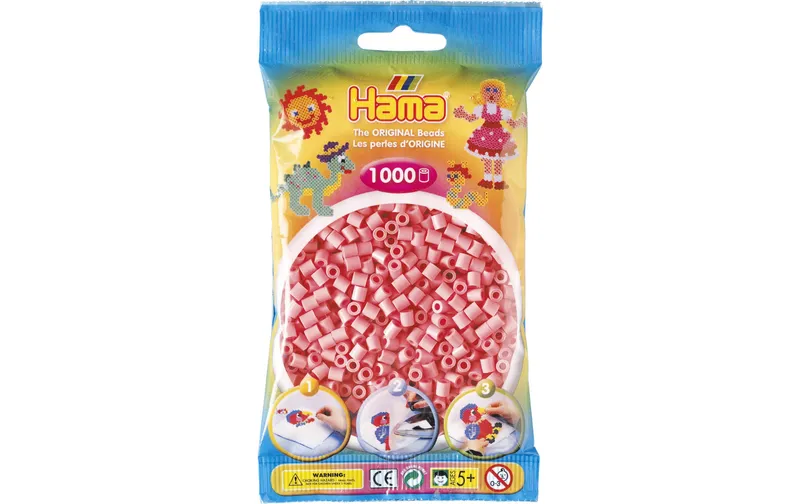 Hama Bügelperlen midi 1000 Stk. Pink/Rosa