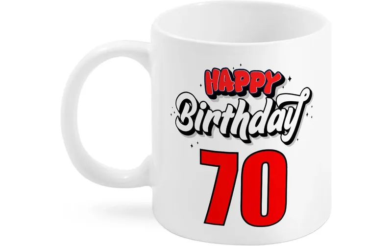Trendcompany Tasse 70. Geburtstag
