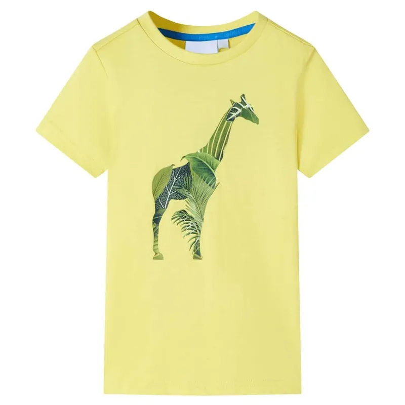 T-shirt pour enfants jaune 92