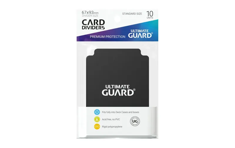 Ultimate Guard Kartentrenner Standardgrösse nero 10