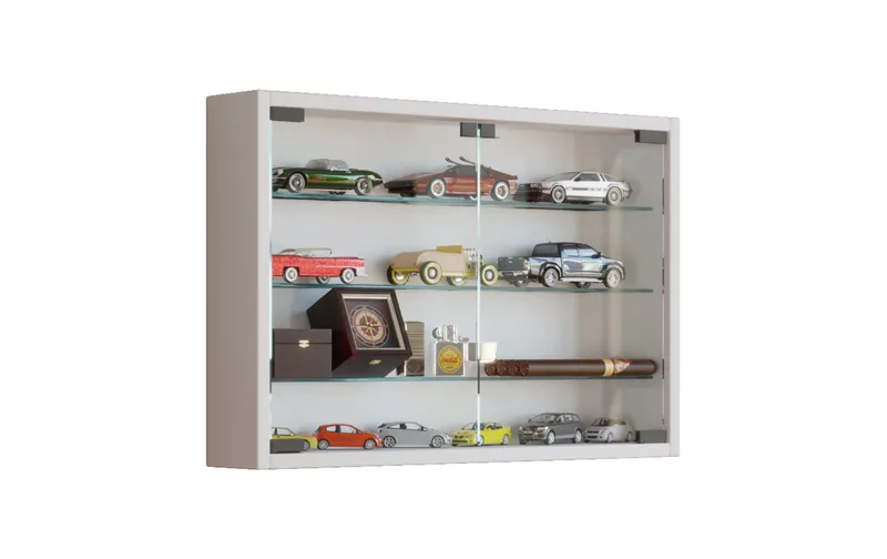 VCM Vitrine Mandosa M 60 x 40 cm, Weiss