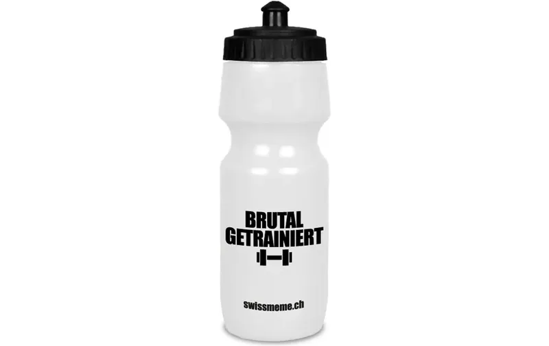 Swissmeme Trinkflasche Brutal getrainiert 720 ml