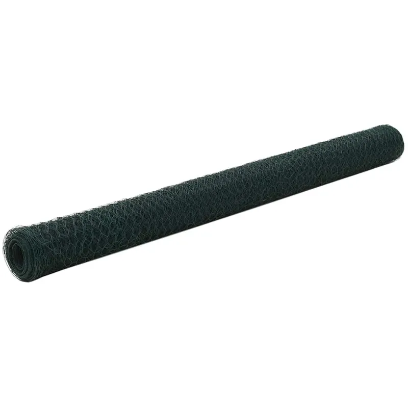 Drahtzaun Stahl mit PVC-Beschichtung 25x1,5 m verde