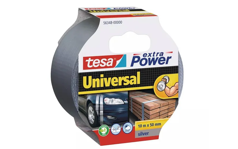 tesa Klebeband Extra Power Universal 50 mm x 10 m, grey
