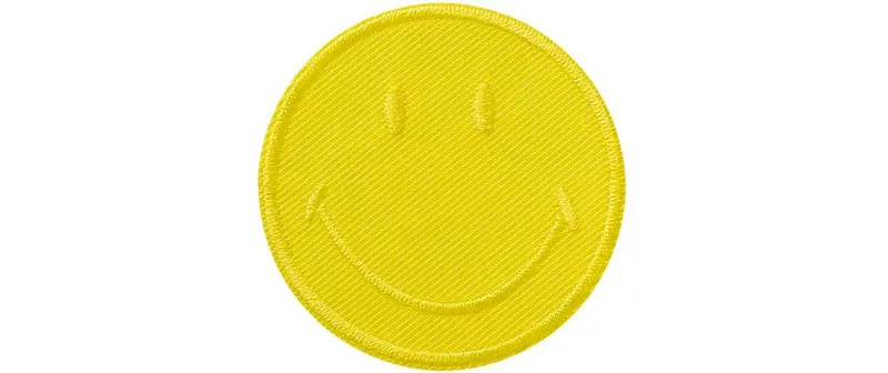 Mono-Quick Applikation Smiley, Gelb | Mono-Quick 1 Stück