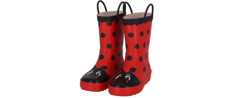 Esschert Design Gummistiefel Marienkäfer, Gr. 29/30