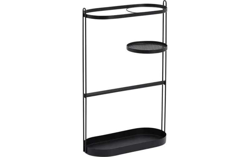 Zeller Present Schirmständer 35.8 x 16 x 57.2 cm, nero