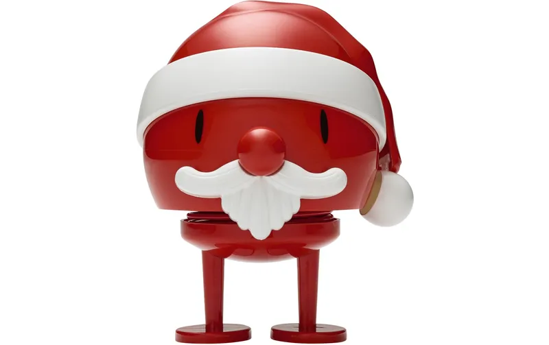Hoptimist Deko Bumble Santa Claus M 10.5 cm, Rot/Weiss