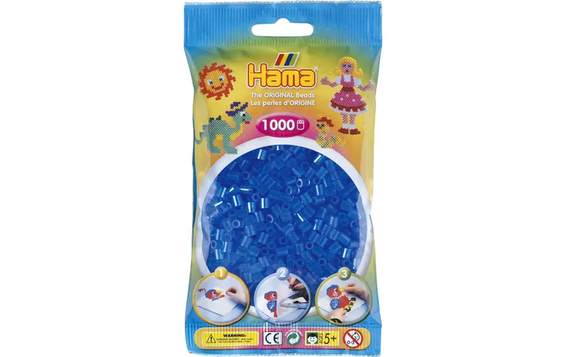 Hama Bügelperlen midi 1000 Stk. bleu