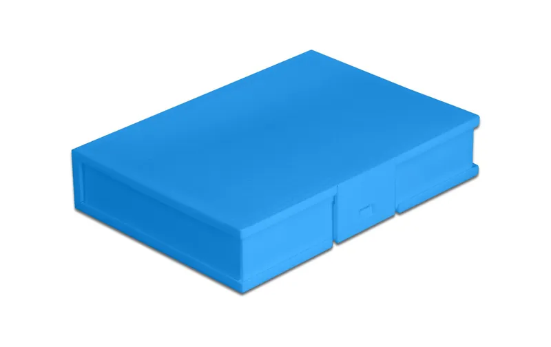 Delock Schutzgehäuse pour 3.5″ HDD bleu