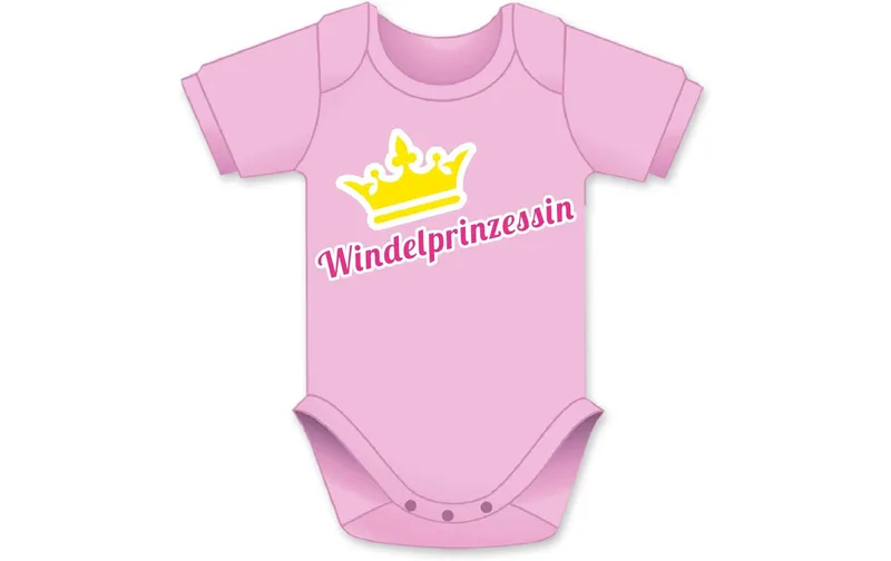 Trendcompany Babybody Windelprinzessin 62/68, Rosa
