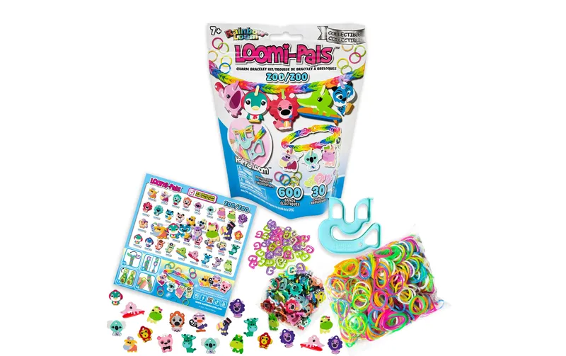 BANDAI Bastelset Rainbow Loom Loomi-Pals Zoo assortiert
