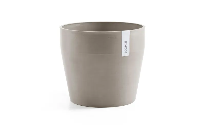 Ecopots Blumentopf Sankara Ø 40 cm Taupe