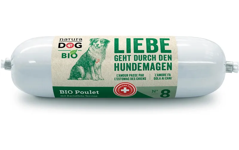 naturaDog Nassfutter Bio Poulet avec Kartoffel Terrine, 400 g