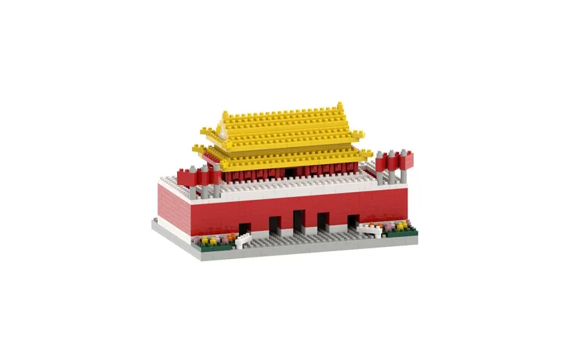 BRIXIES Bausteinmodell Tiananmen Square aus 699 Bausteinen