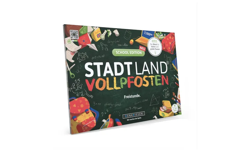Denkriesen Stadt Land Vollpfosten A4 Block School Edition -DE