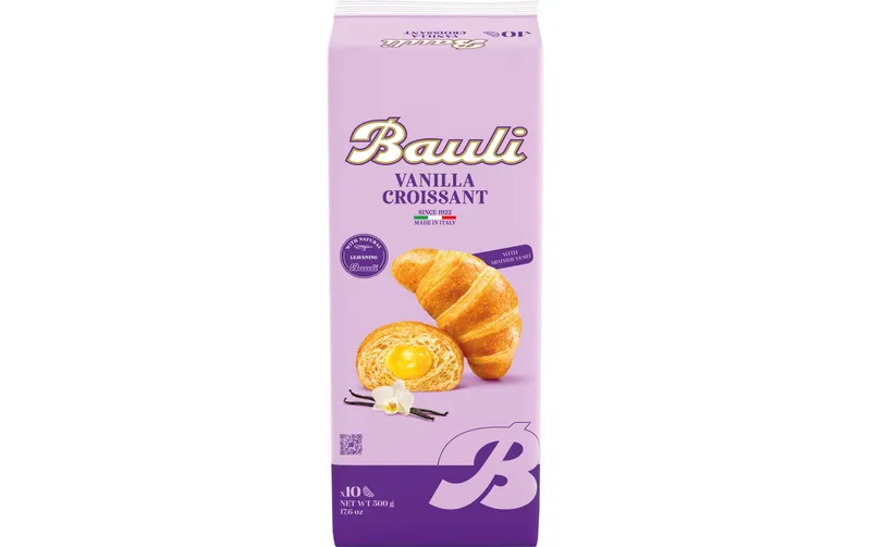 Bauli Croissant – Vanille 10 pièces, 500 g