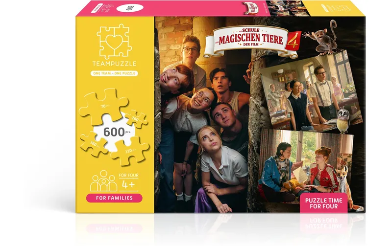 Teampuzzle Puzzle la Schule il magischen Tiere 4