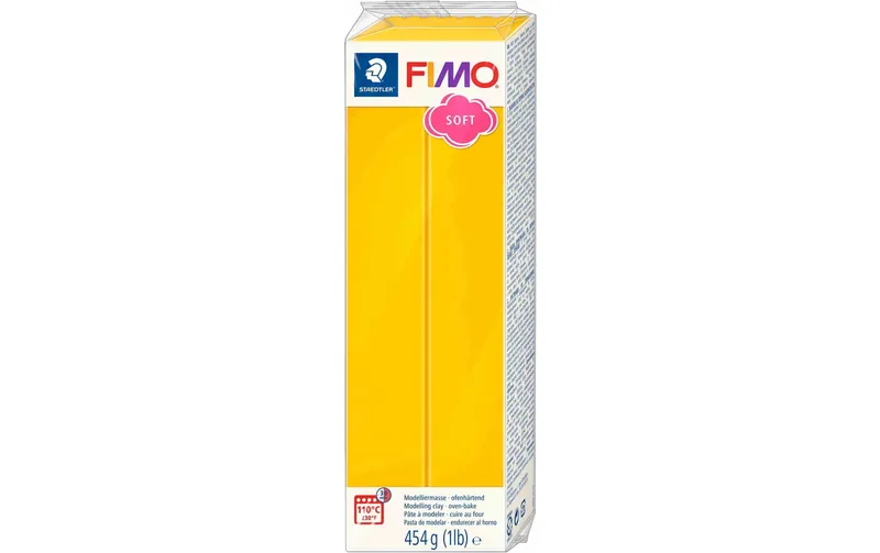 Fimo Modelliermasse Soft Sonnengelb