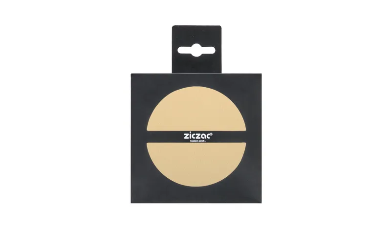Tiseco Glasuntersetzer Togo 4 pezzi, 10 cm, Sand