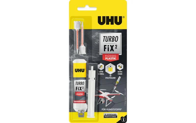UHU Zweikomponentenkleber Turbo Fix² Plastik 1 pièces
