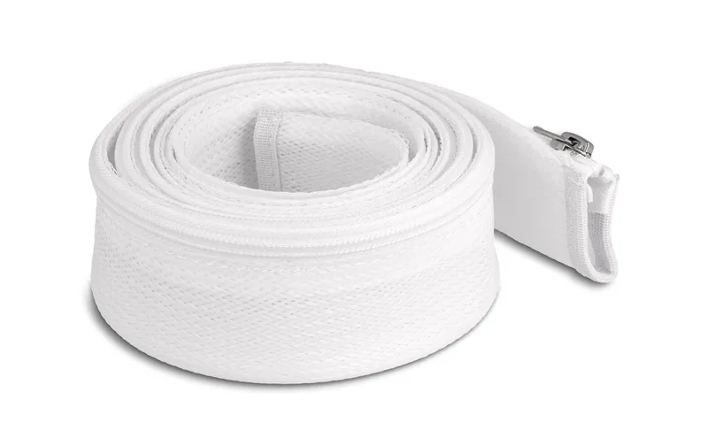 Delock Geflechtschlauch mit Reissverschluss 2 m x 50 mm white