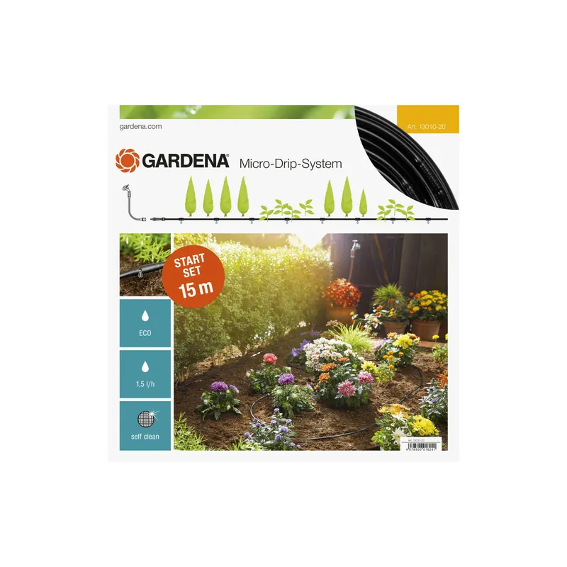 GARDENA Start-Set S 13010 Micro-Drip-System Pflanzreihe