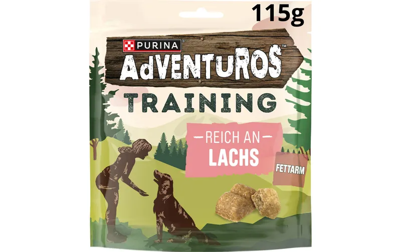 Purina AdVENTuROS Leckerli Training Reich an Lachs 115