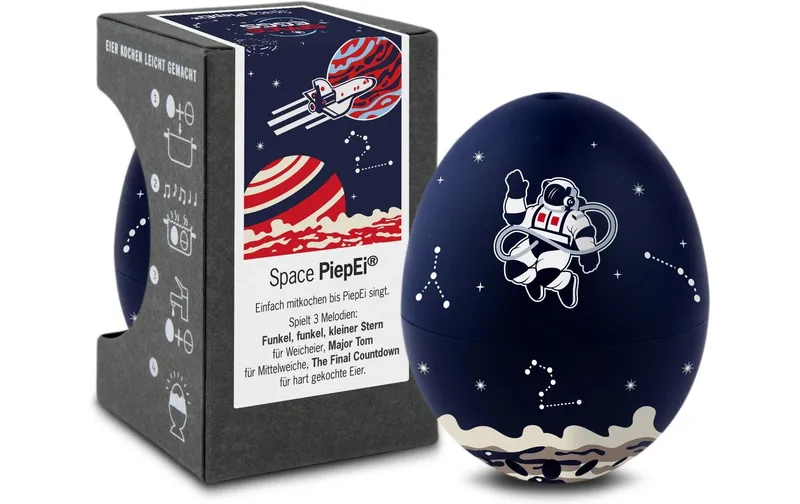 PiepEi Küchentimer Singende Eieruhr Space, Dunkelblau