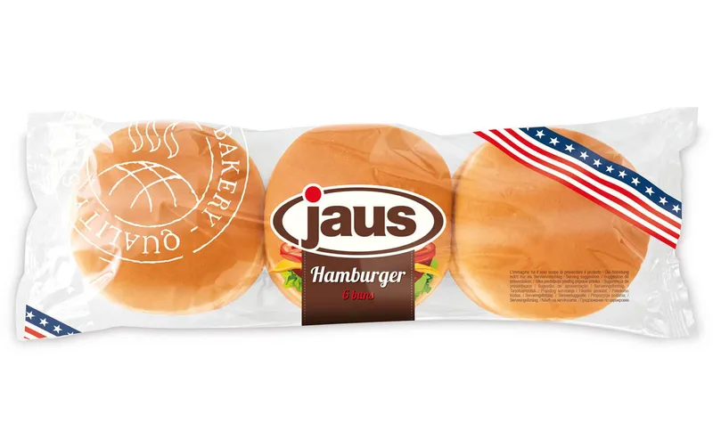 jaus Burger Buns geschnitten 6 pezzi