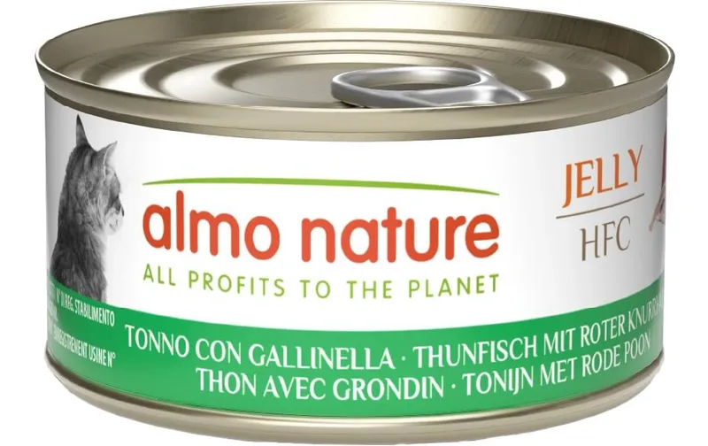 Almo Nature Nassfutter HFC Jelly Thunfisch mit Roter Knurrhahn
