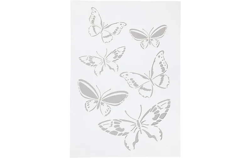 Creativ Company Schablone A4 Schmetterling, 1 pièces