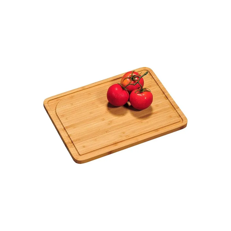 Kesper Schneidebrett Bambus, mit Saftrille, Braun, 36 cm