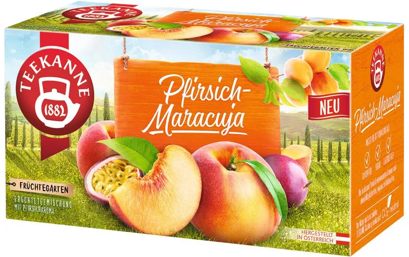 Teekanne Teebeutel Pfirsich-Maracuja 20 pieces