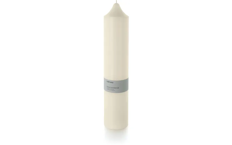 balthasar Kerze for Laternen Alt white