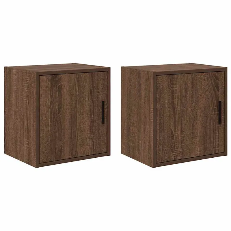 Garagen-Wandschränke 2 Stk. marrone Eichen-Optik derivato del legno