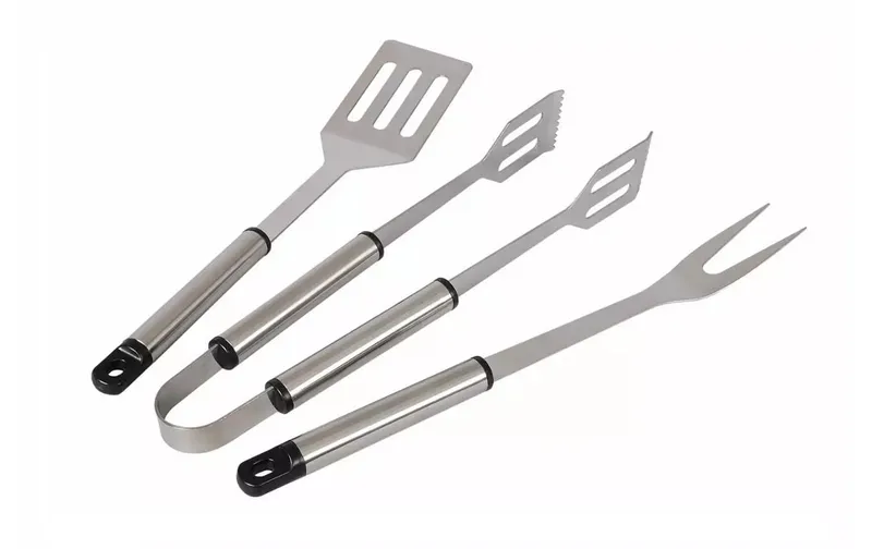 BBQ Dragon Grillbesteck-ensemble 3-teilig, argent