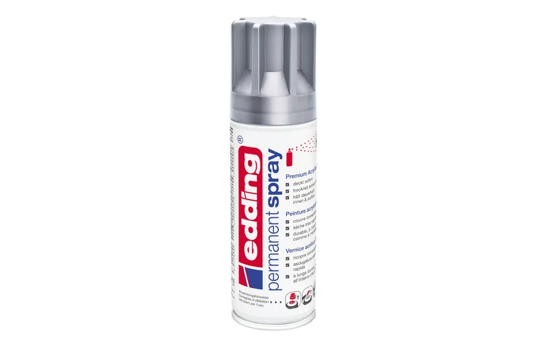 edding Acrylspray 5200 200 ml, Silber matt