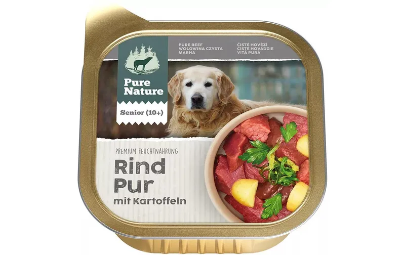 Pure Nature Nassfutter Senior Rind Pur, 150 g