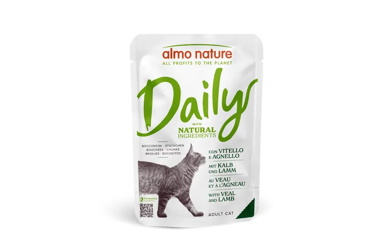 Almo Nature Nassfutter Daily mit Kalb und Lamm 70g