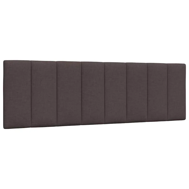Kopfteil-Kissen "Hanko" Dunkelbraun 160 cm fabric