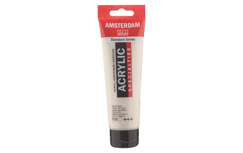 Amsterdam Acrylfarbe Standard 818 Perlgelb transparent, 120 ml