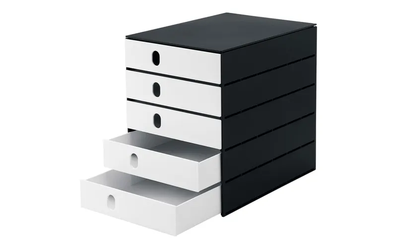 Styro Schubladenbox styroval pro 49 mm 5 Schubladen, blanc