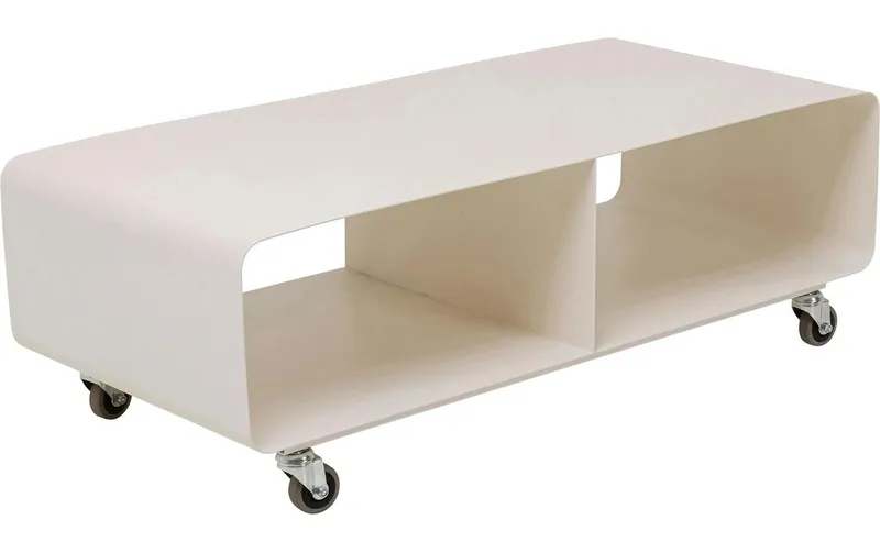 Kare TV-Möbel Lowboard Lounge M 90 x 30 cm, Creme